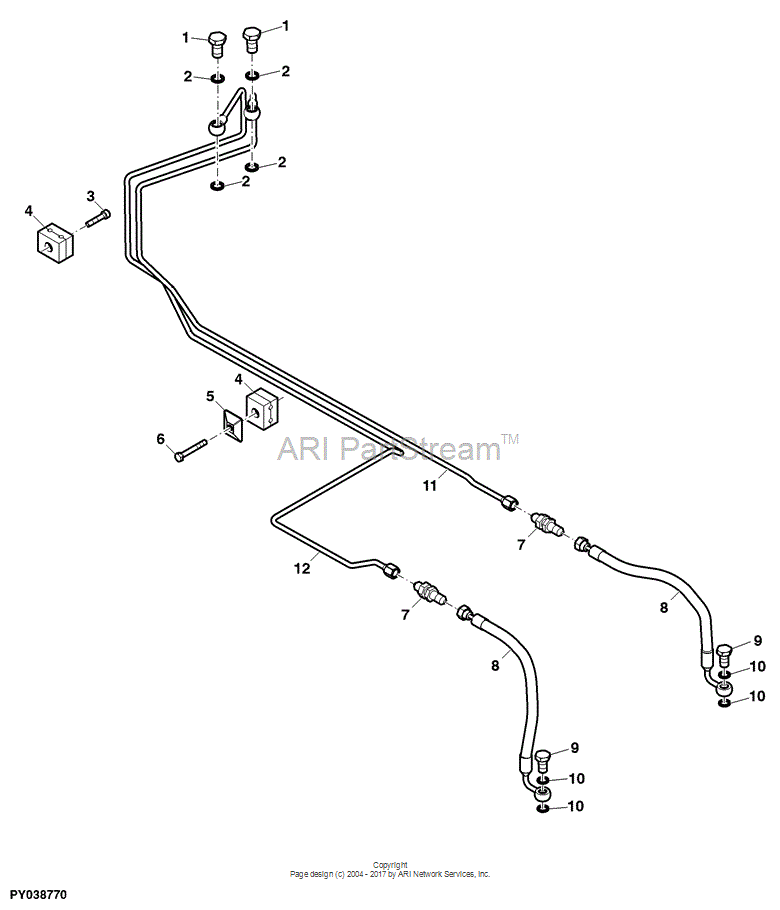 ER023260 Washer for JOHN DEERE