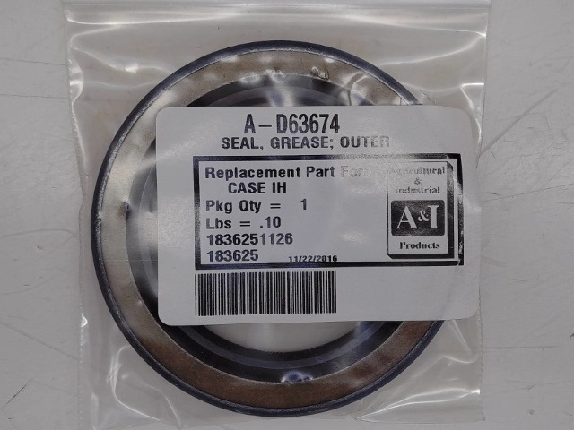 A-D63674 Seal for JOHN DEERE