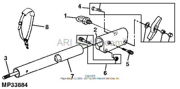 UP08612 Tube for JOHN DEERE