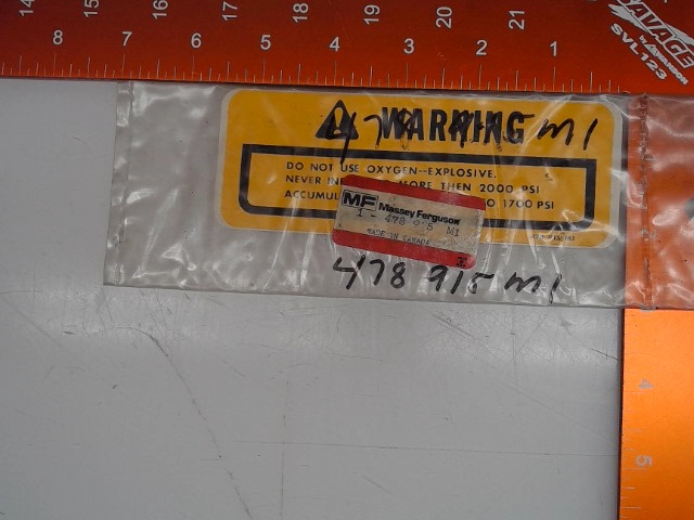 478915M1 Label for AGCO