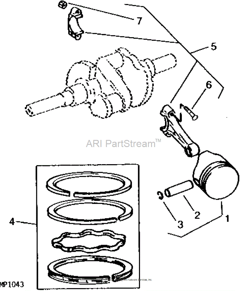 HE114-0240 Bolt for JOHN DEERE