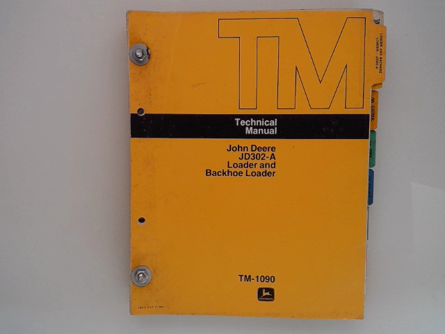 TM1090 Manual for JOHN DEERE