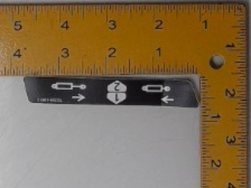 TD359-49610 Label for KUBOTA