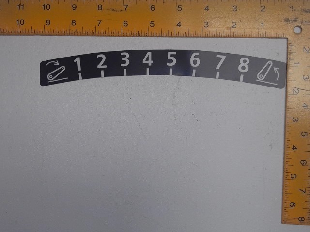 6C410-47350 Label for KUBOTA