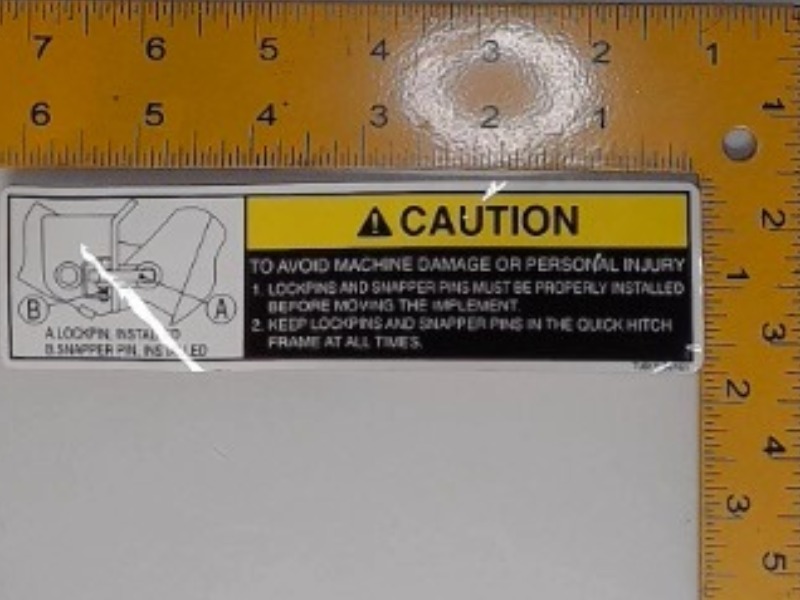 7J619-36160 Label for KUBOTA