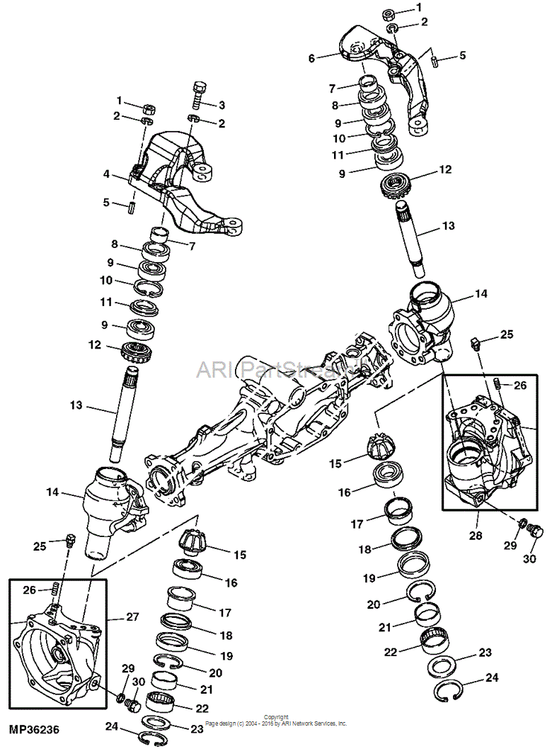 LVA800999 Gear Case for JOHN DEERE