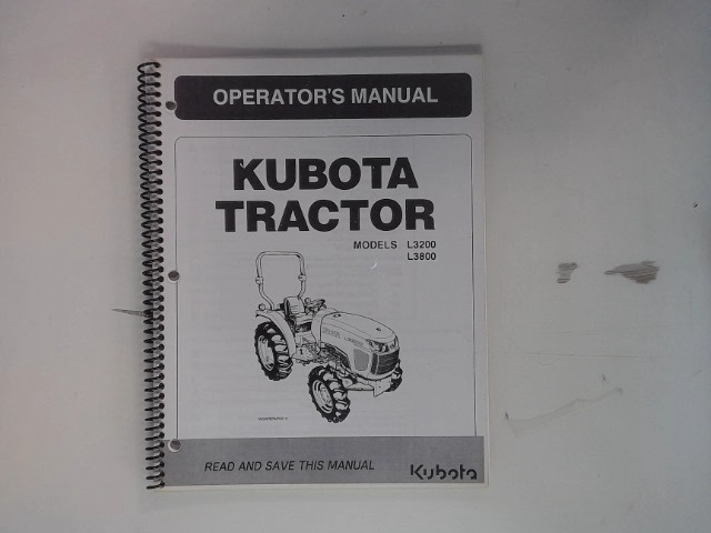 TC420-19711 Operator Manual for KUBOTA