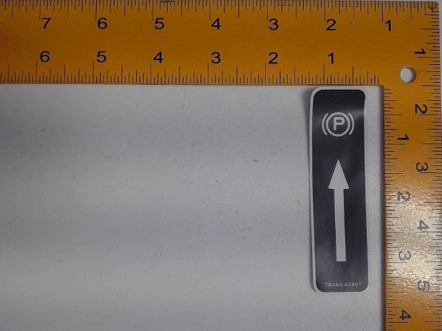 TA040-49460 Decal for KUBOTA
