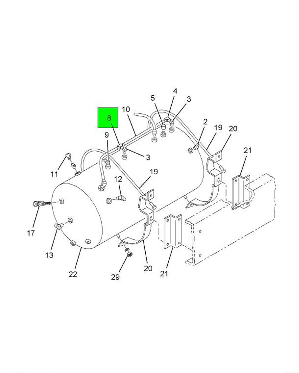 286612C1 Fitting for INTERNATIONAL TRUCK