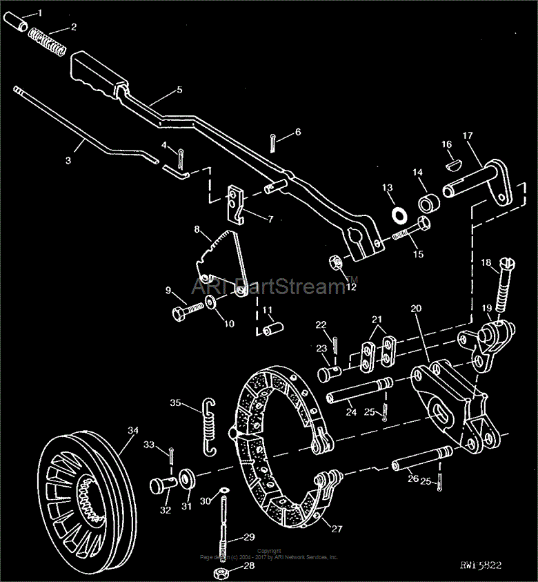 L29884 Key for JOHN DEERE
