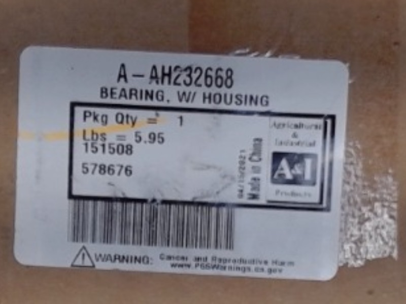 A-AH232668 Brg W/ Housing for JOHN DEERE