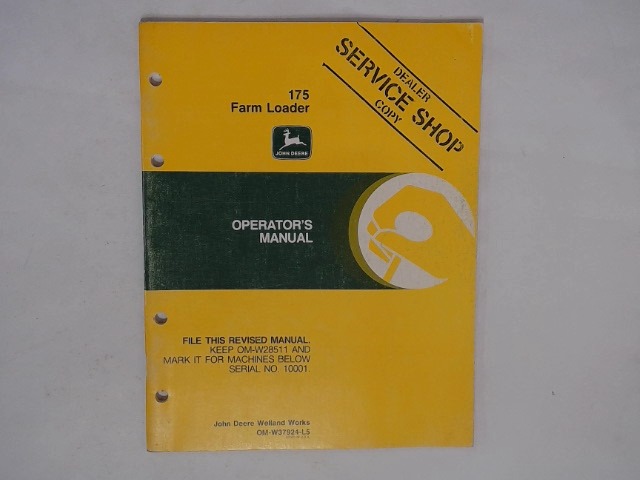 OMW37924 Operator Man for JOHN DEERE
