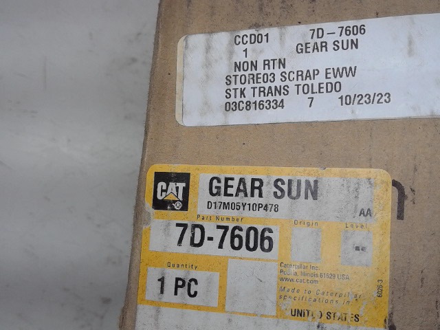 7D7606 Gear Sun