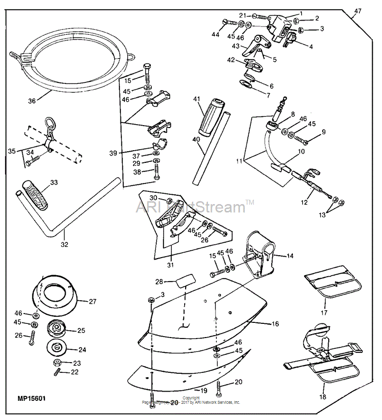 AM116159 Blade Kit for JOHN DEERE