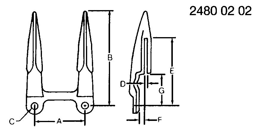 Z11785 Clip for JOHN DEERE