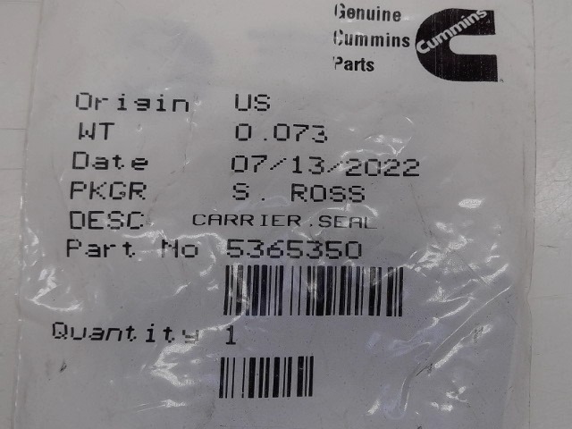 5365350 Seal Carrier for CUMMINS