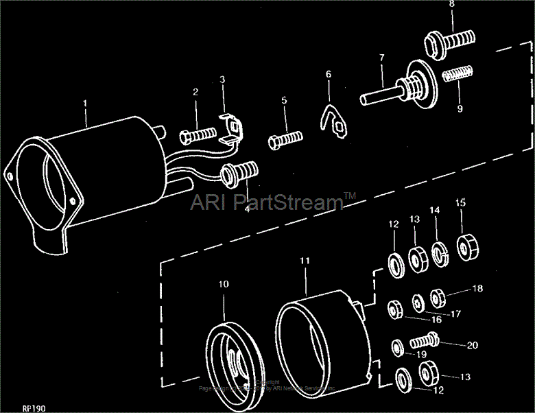 R11198 Clip for JOHN DEERE