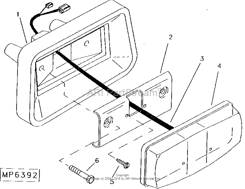 AL64946 Bi-color Light for JOHN DEERE