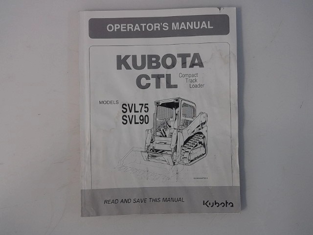V0511-58117 Operators Manua for KUBOTA