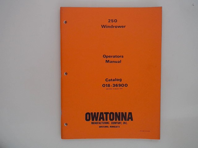 018-36900 Manual for GEHL MANITOU