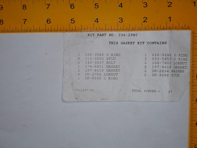 336-2980 Kit Gasket for CATERPILLAR
