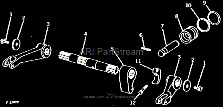 T22318 Shaft for JOHN DEERE