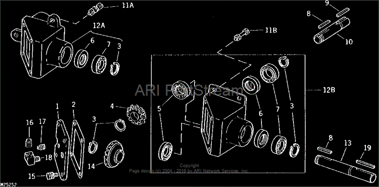 M46463 Cover for JOHN DEERE
