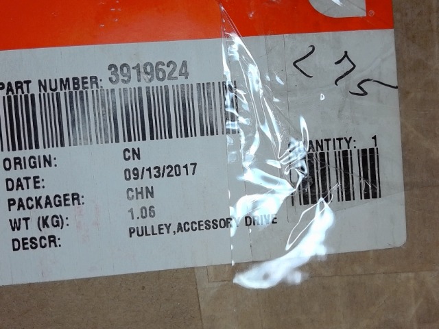 3919624 Pulley Assy