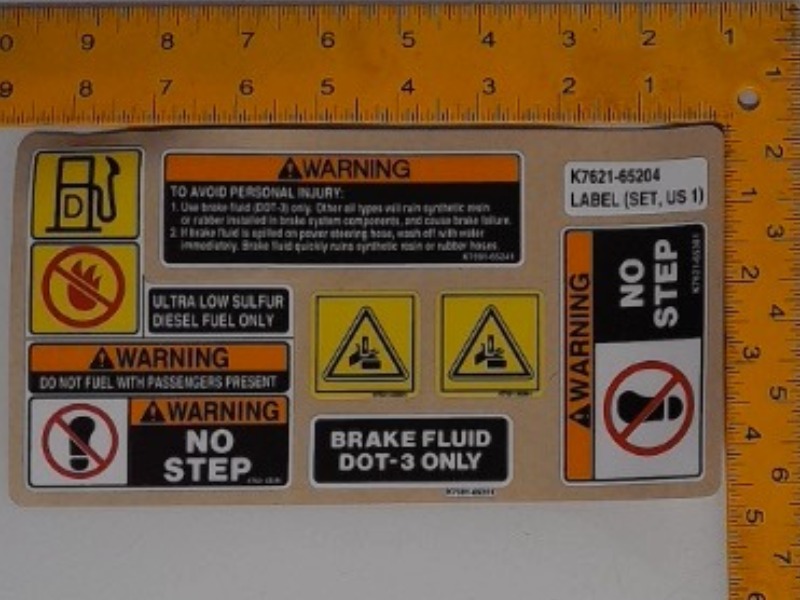 K7621-65204 Label