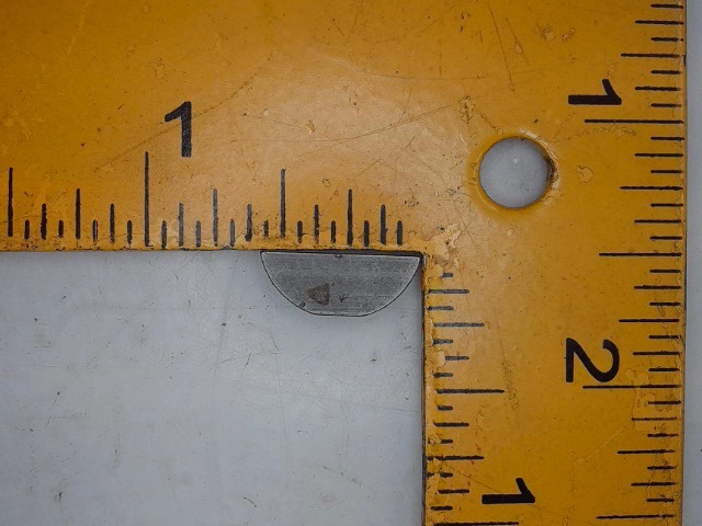 355465X1 Woodruff Key for AGCO
