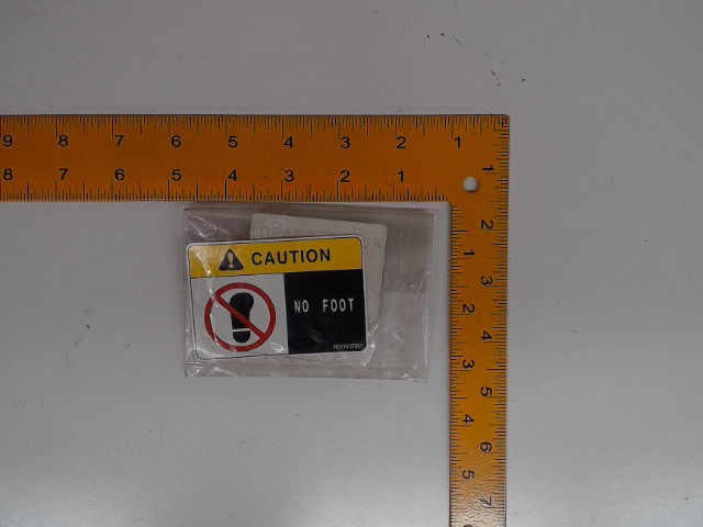 RD118-57650 Label for KUBOTA
