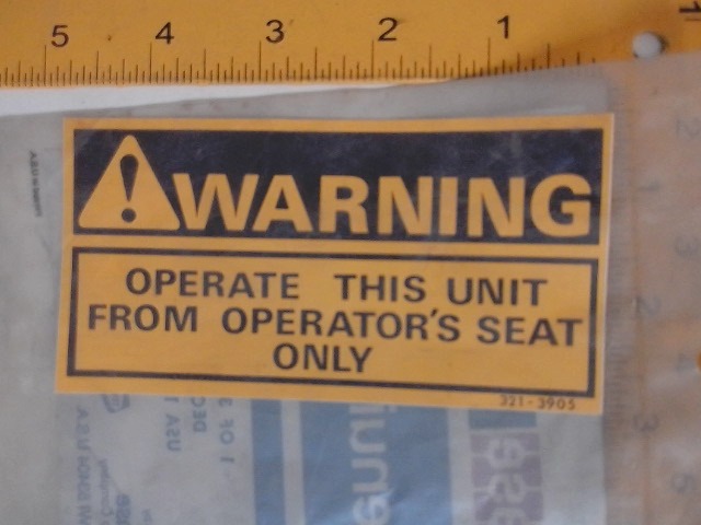 321-3905 Decal for CASE NEW HOLLAND