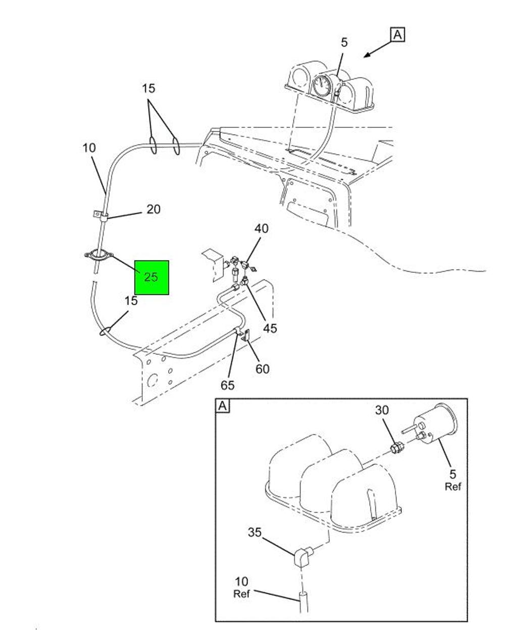 105250R91 Flange for NAVISTAR