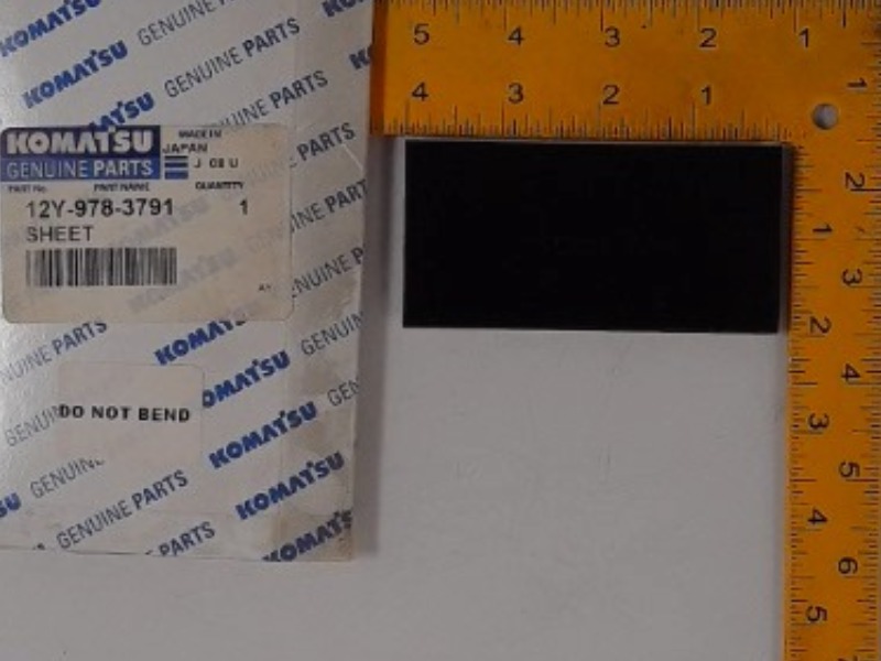 12Y-978-3791 Sheet for KOMATSU
