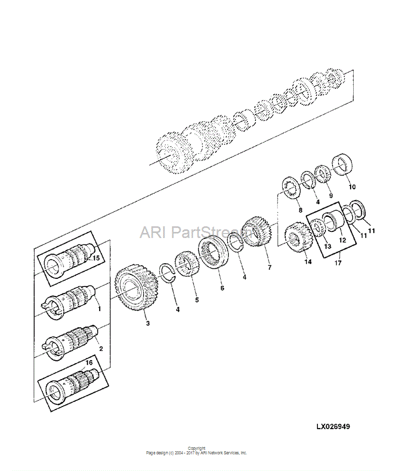 AL71146 Bearing for JOHN DEERE