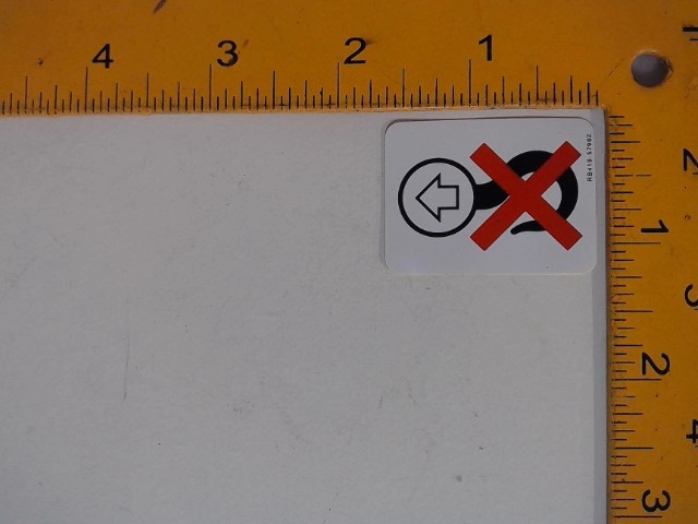 RB419-57960 Label for KUBOTA