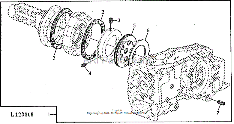 L63769 Brake Actuating Disk for JOHN DEERE