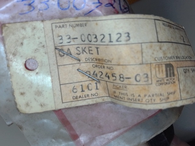 33-0032123 Gasket for AGCO