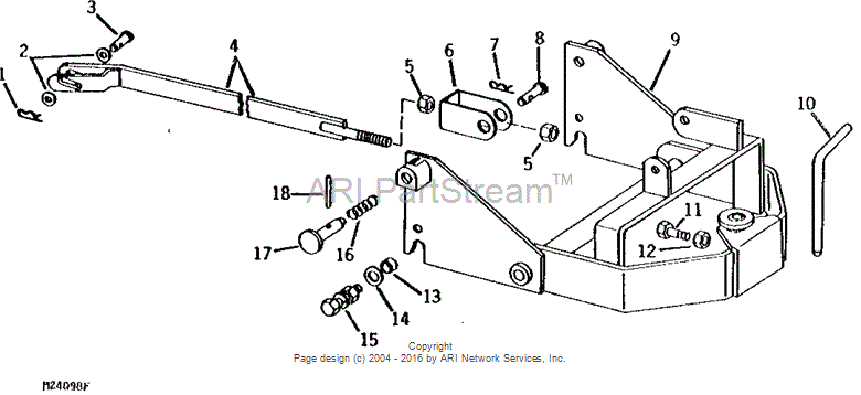P453M Pin for JOHN DEERE