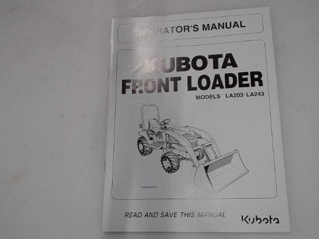 7J619-69111 Manual for KUBOTA