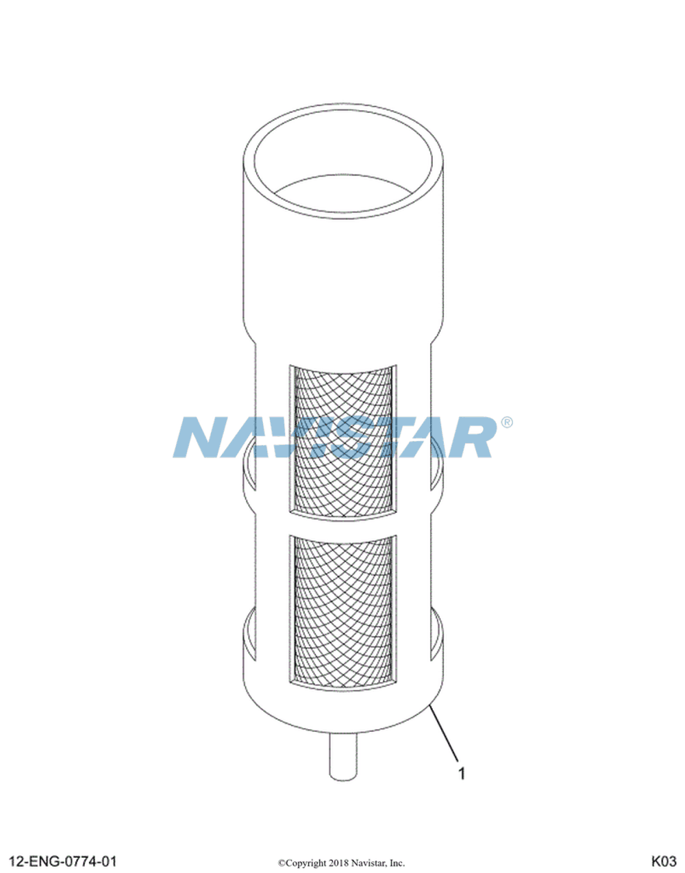 1817674C1 Strainer for NAVISTAR