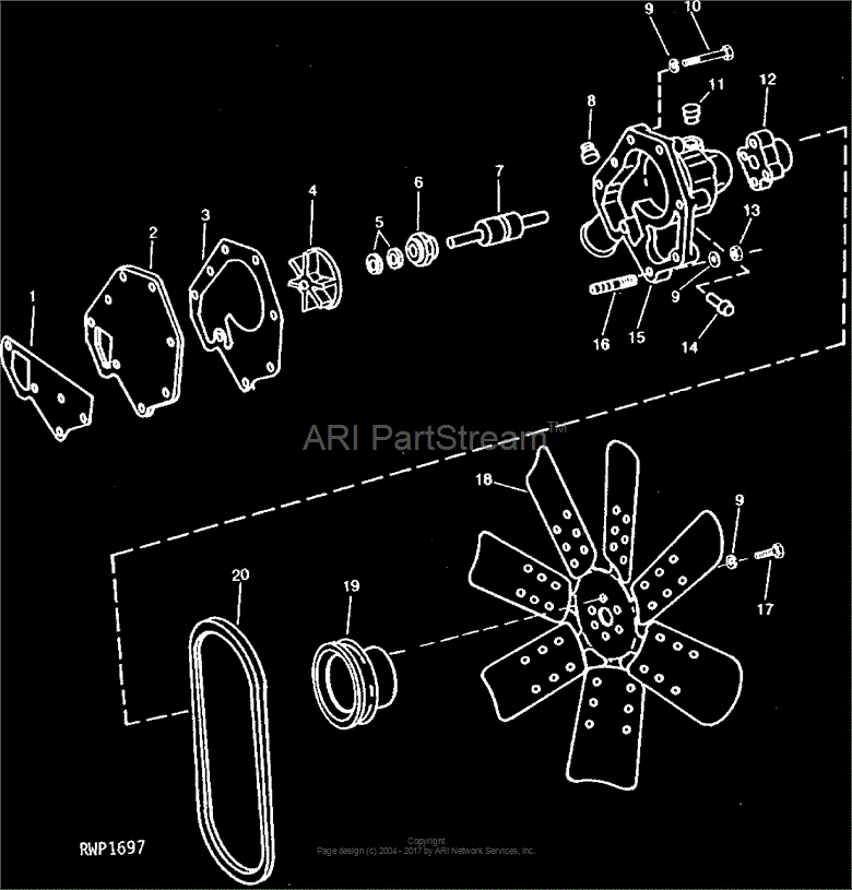 R62371 Hub for JOHN DEERE