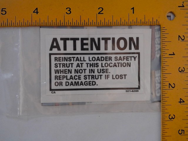 321-4289 Decal for CUB CADET