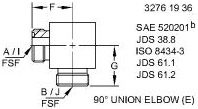 X4ELO-S Fitting for JOHN DEERE