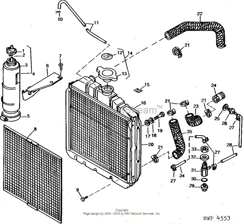 CH19299 Hose for JOHN DEERE