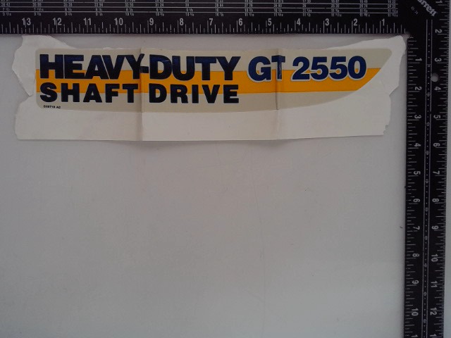 777D09717 Decal for CUB CADET