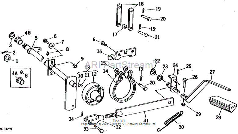 M80629 Bushing for JOHN DEERE