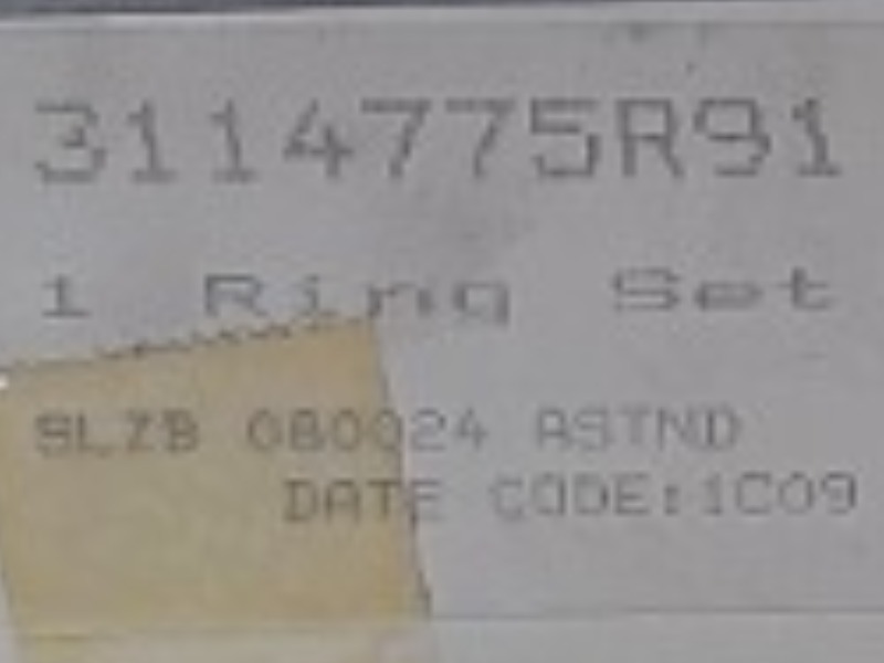 3114775R91 Ring/set for CASE NEW HOLLAND