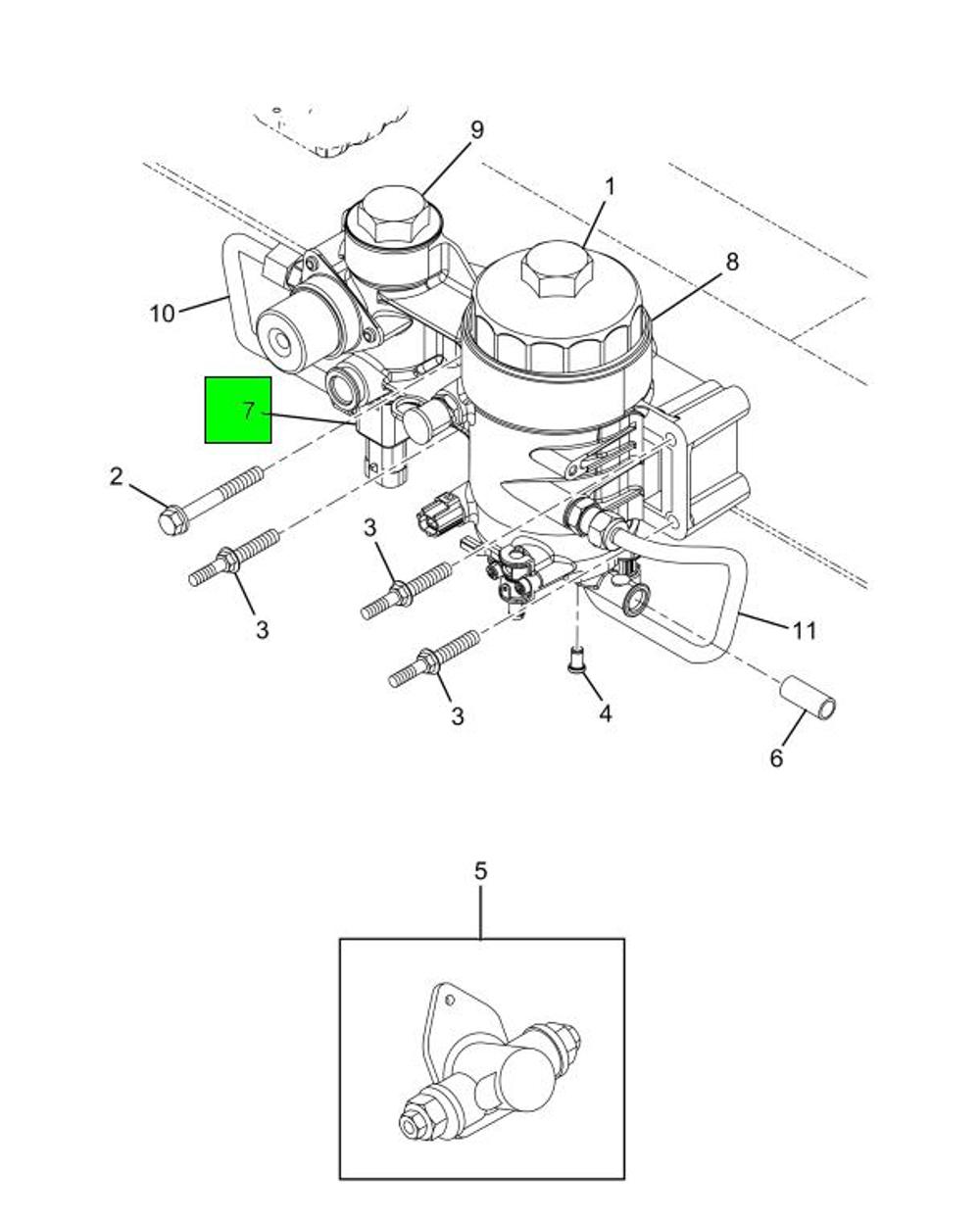 1899335C91 Kit, Fuel Pump Strainer W/adapter for NAVISTAR