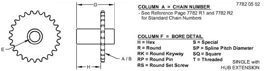 A79478 Sprkt for JOHN DEERE
